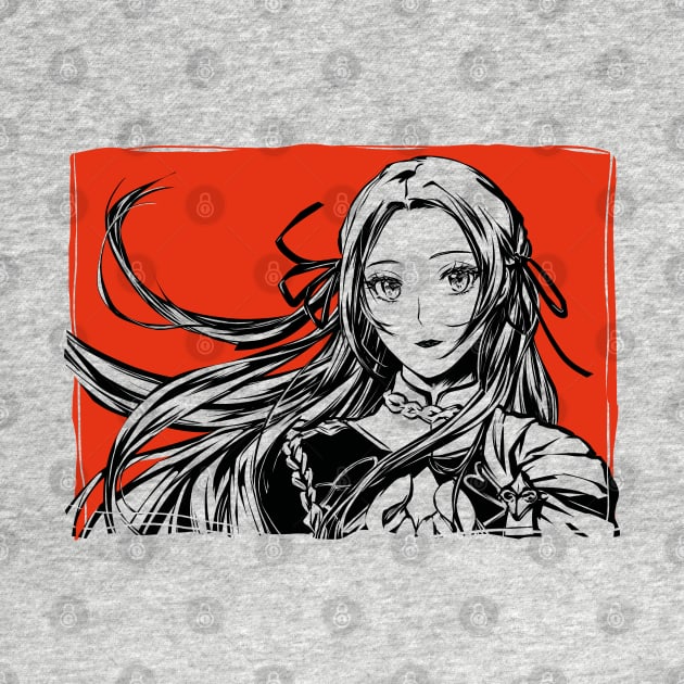 FE3H Portrait Series - Edelgard 1 by Astrayeah